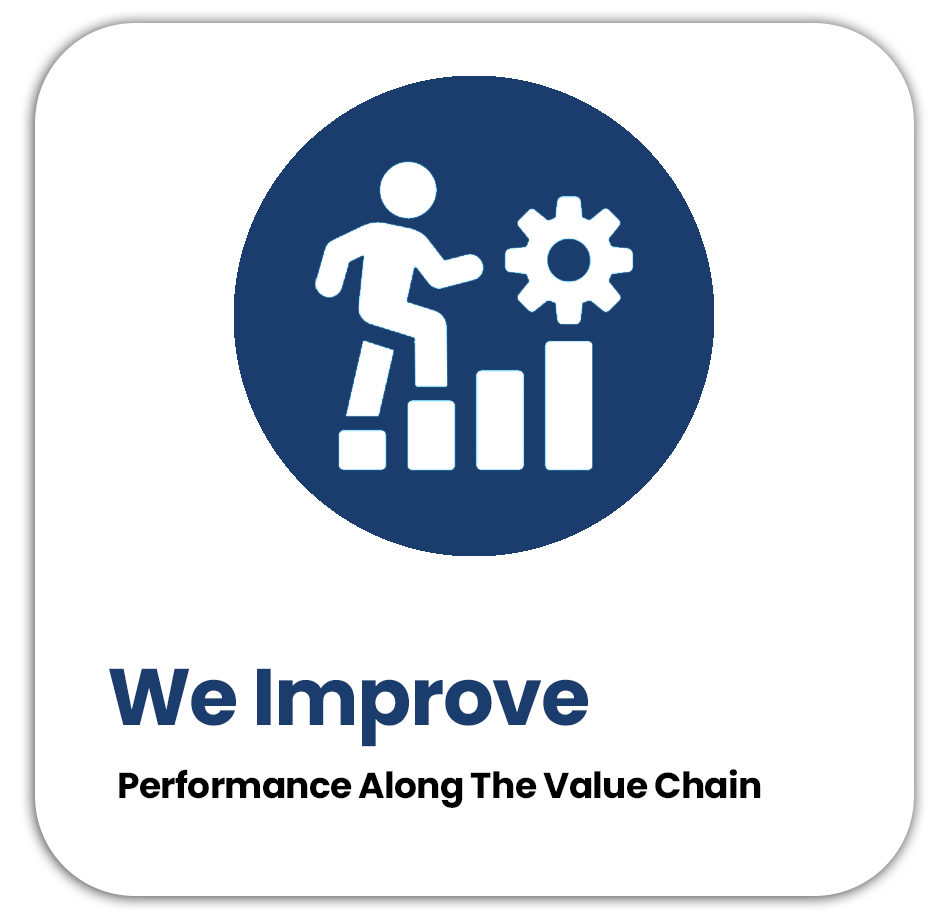 We Improve Performance Along The Value Chain